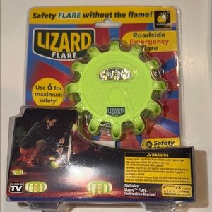 Lizard Flare Roadside Emergency Light - Neon Green